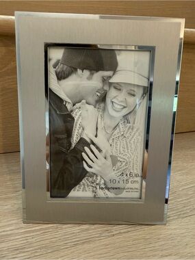 Brushed Silver 4x6 Photo Frame by Harbor Town